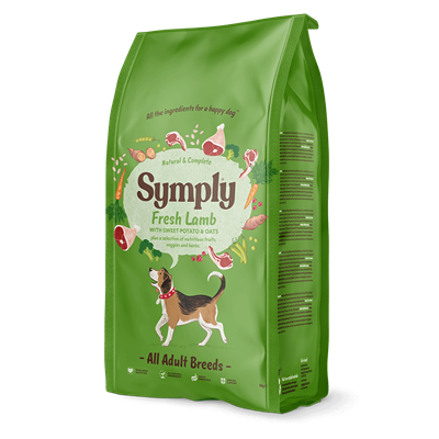 dry dog food with lamb